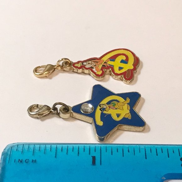 Vintage Disney Dogs Goofy & Pluto Charm Clip On - Picture 8 of 16